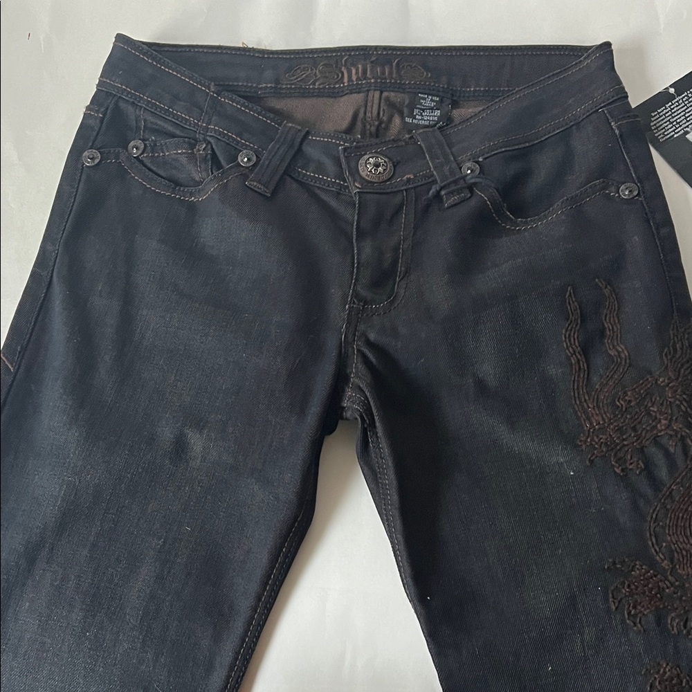 Sinful Dragon Jean Women's Black Wash Jean 27